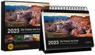 KUNTH Tischkalender 365 Tage Die Farben der Erde 2023