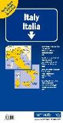 Italien Nord + Süd Strassenkarte. 1:650'000